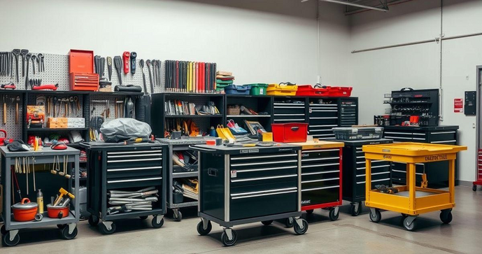 Carrinhos para Ferramentas que Facilitam Seu Trabalho e Organização Carrinhos para Ferramentas que Facilitam Seu Trabalho e Organização
