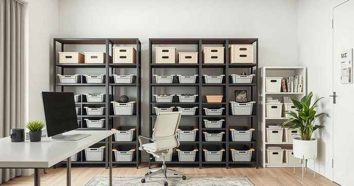 Estante de Bins Ideal para Organizar seu Espaço com Praticidade