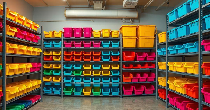 Estantes para Bins: Como Escolher a Melhor Solução para Organizar Espaços Estantes para Bins: Como Escolher a Melhor Solução para Organizar Espaços