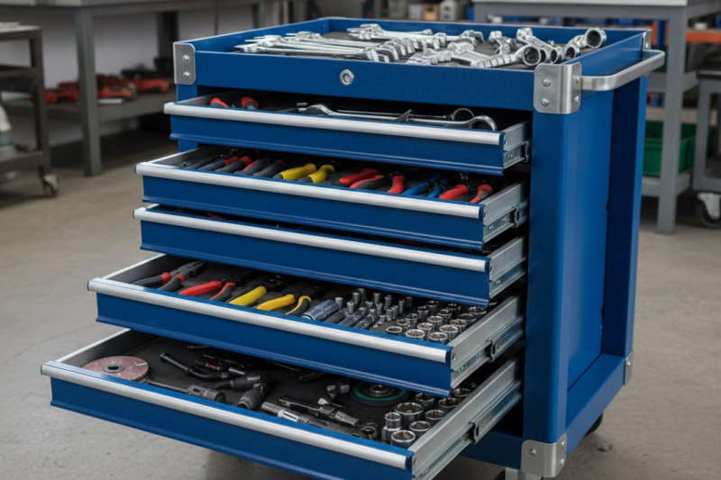 Gaveteiro de Ferramentas: Organização e Eficiência